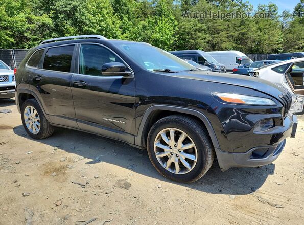 1C4PJMDB7GW322673 2016 JEEP CHEROKEE Black Front right