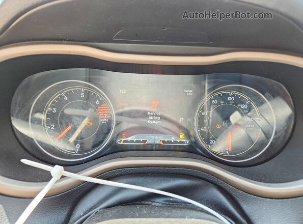 1C4PJMDB7GW322673 2016 JEEP CHEROKEE Black Instrument cluster view