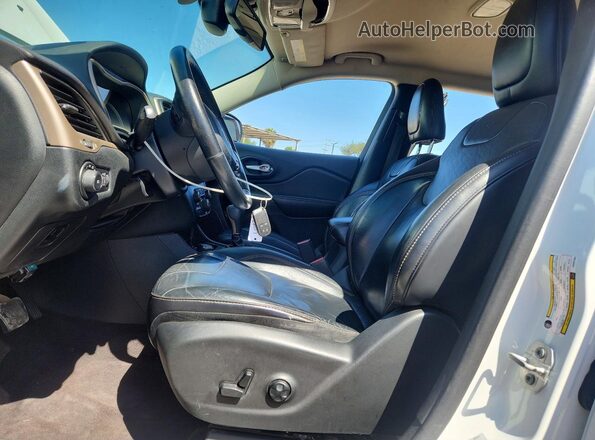 1C4PJMDB7GW337562 2016 JEEP CHEROKEE White Vista interior delantera