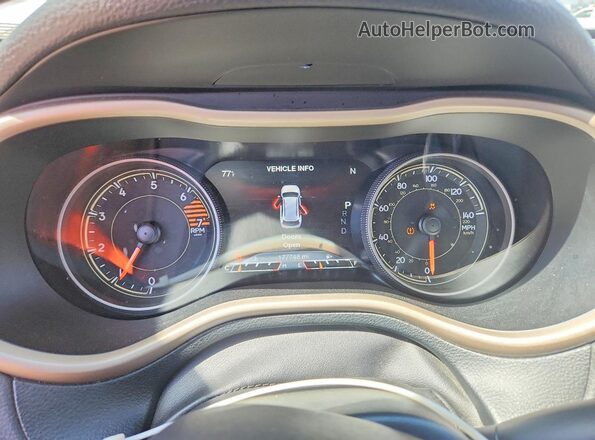 1C4PJMDB7GW337562 2016 JEEP CHEROKEE White Vista del cuadro de instrumentos