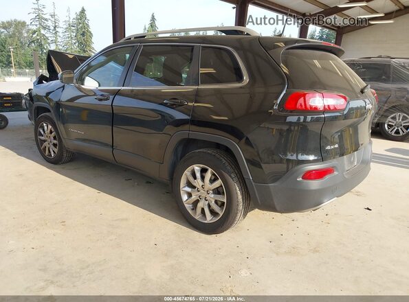1C4PJMDB7HW511535 2017 JEEP CHEROKEE Черный Задняя левая четверть