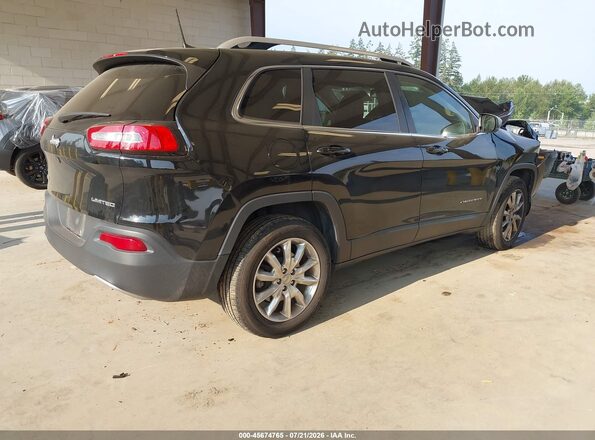 1C4PJMDB7HW511535 2017 JEEP CHEROKEE Черный Задняя правая четверть