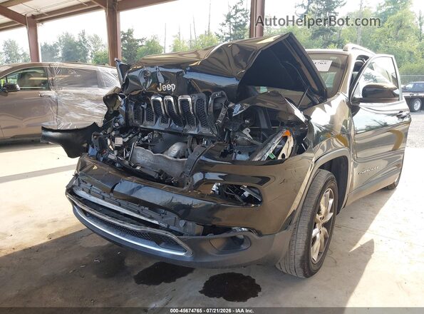 1C4PJMDB7HW511535 2017 JEEP CHEROKEE Черный Вид спереди