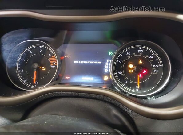 1C4PJMDB7HW665453 2017 JEEP CHEROKEE Silver Вид задніх сидінь