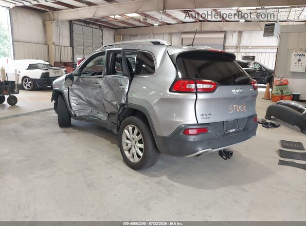 1C4PJMDB7HW665453 2017 JEEP CHEROKEE Silver Задня ліва чверть