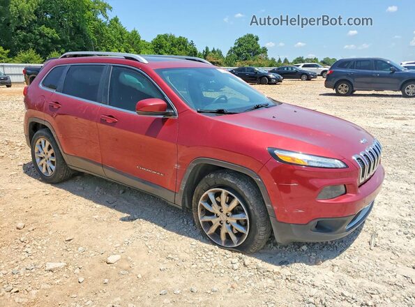 1C4PJMDB8HW563692 2017 JEEP CHEROKEE Red Передня права чверть