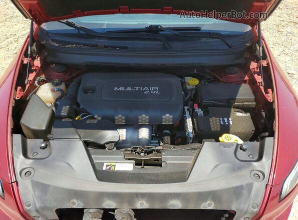 1C4PJMDB8HW563692 2017 JEEP CHEROKEE Red Вид підкапотного простору