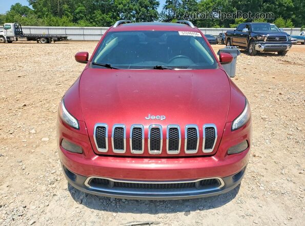 1C4PJMDB8HW563692 2017 JEEP CHEROKEE Red Вид спереду
