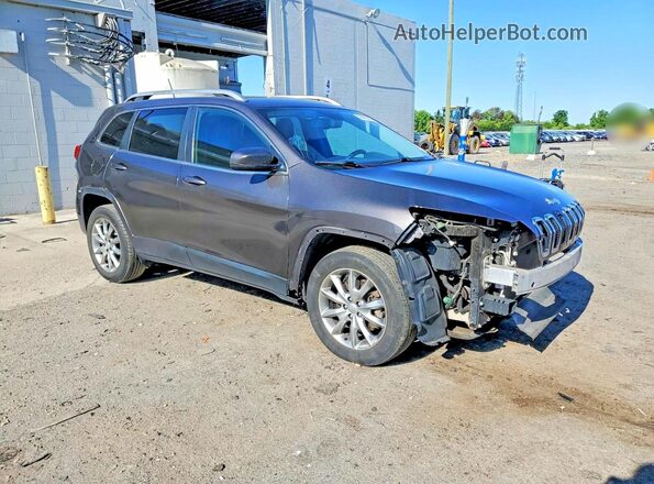 1C4PJMDB9JD567400 2018 JEEP CHEROKEE Gray Front right