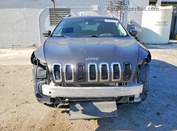 1C4PJMDB9JD567400 2018 JEEP CHEROKEE Gray Front view