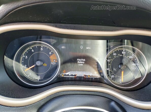1C4PJMDB9JD567400 2018 JEEP CHEROKEE Gray Instrument cluster view