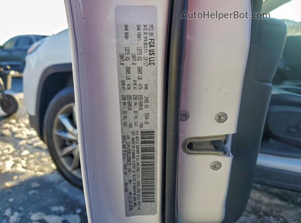 1C4PJMDB9JD598131 2018 JEEP CHEROKEE White VIN კოდის სტიკერის ხედი