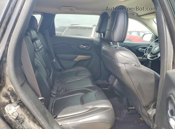 1C4PJMDB9JD609824 2018 JEEP CHEROKEE Black უკანა სავარძლების ხედი
