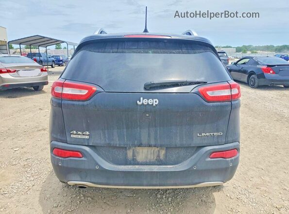1C4PJMDB9JD609824 2018 JEEP CHEROKEE Black უკანა ხედი