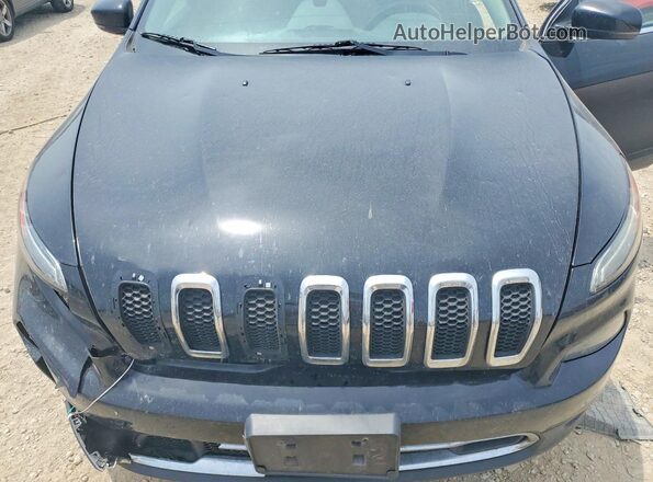 1C4PJMDB9JD609824 2018 JEEP CHEROKEE Black უკანა სალონის ხედი