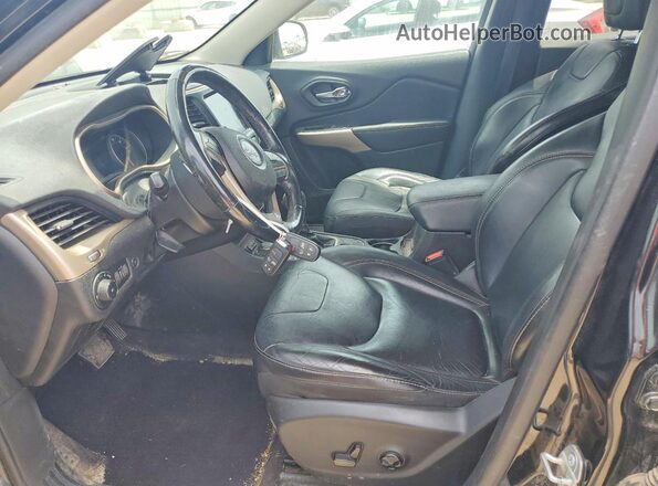 1C4PJMDB9JD609824 2018 JEEP CHEROKEE Black წინა სალონის ხედი