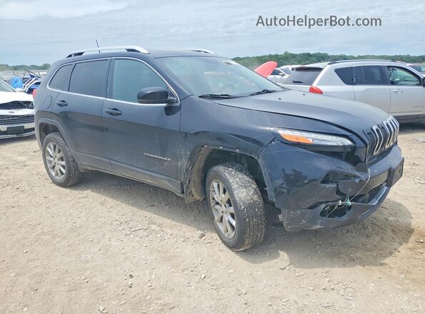 1C4PJMDB9JD609824 2018 JEEP CHEROKEE Black წინა მარჯვენა