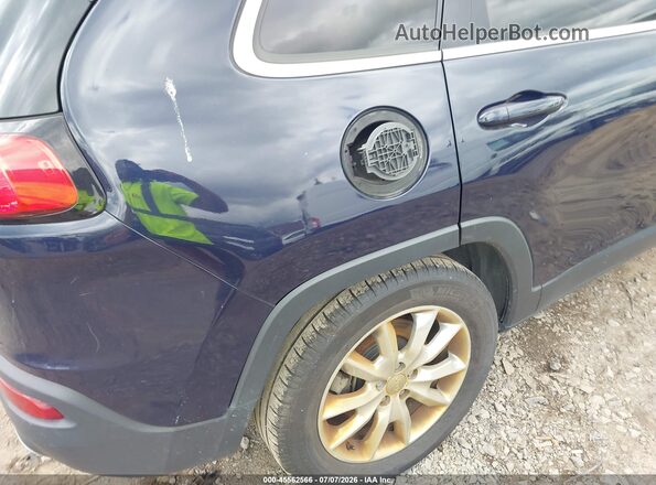 1C4PJMDBXGW109586 2016 JEEP CHEROKEE Dark Blue Вид спереди