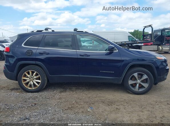1C4PJMDBXGW109586 2016 JEEP CHEROKEE Dark Blue Вид задней части салона