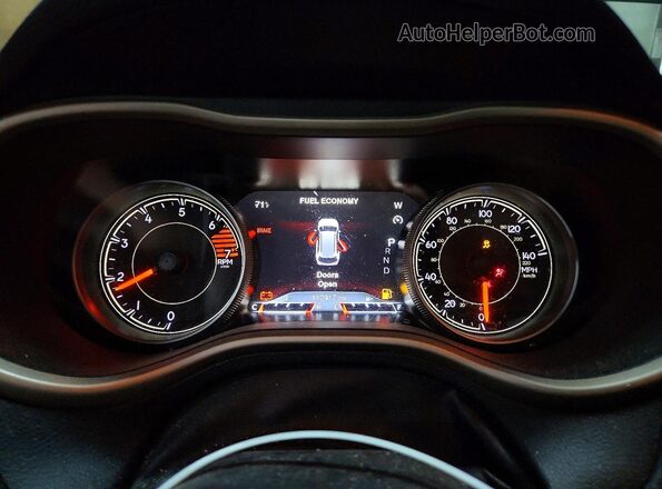 1C4PJMDBXGW170078 2016 JEEP CHEROKEE Угольный Вид щитка приборов