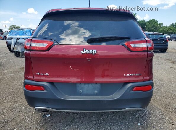 1C4PJMDBXGW206366 2016 JEEP CHEROKEE Burgundy Widok z tyłu