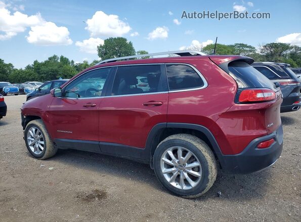 1C4PJMDBXGW206366 2016 JEEP CHEROKEE Burgundy Tył lewy
