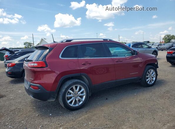 1C4PJMDBXGW206366 2016 JEEP CHEROKEE Burgundy Tył prawy