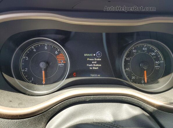 1C4PJMDBXGW206366 2016 JEEP CHEROKEE Burgundy Widok zestawu wskaźników