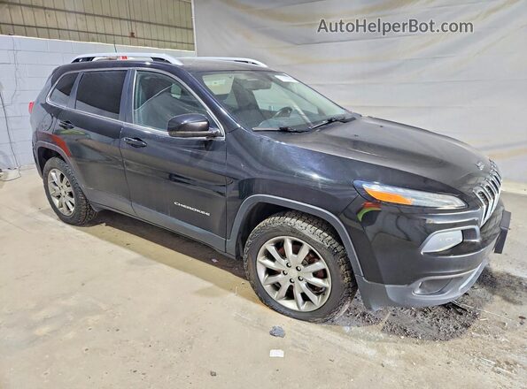 1C4PJMDBXJD599482 2018 JEEP CHEROKEE Black Передня права чверть