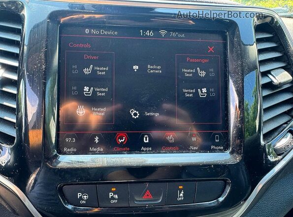 1C4PJMDN1KD180240 2019 JEEP CHEROKEE Silver Սալոնի հետևի տեսք