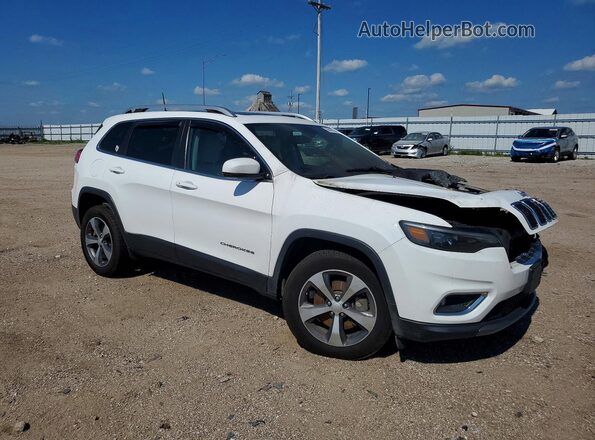 1C4PJMDN3KD170051 2019 JEEP CHEROKEE Белый Передняя правая четверть