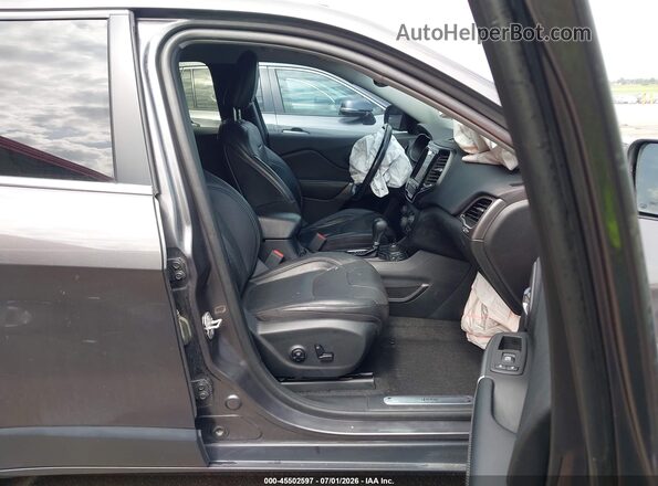 1C4PJMDN3LD537127 2020 JEEP CHEROKEE Gray Widok wnętrza z przodu