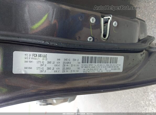 1C4PJMDN3LD537127 2020 JEEP CHEROKEE Gray Widok komory silnika