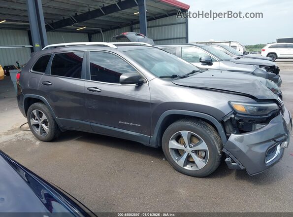 1C4PJMDN3LD537127 2020 JEEP CHEROKEE Gray Widok wnętrza z tyłu