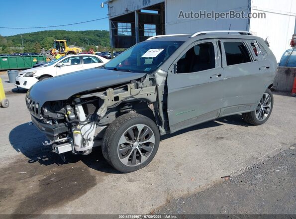 1C4PJMDN3MD237623 2021 JEEP CHEROKEE Серый Передняя левая четверть