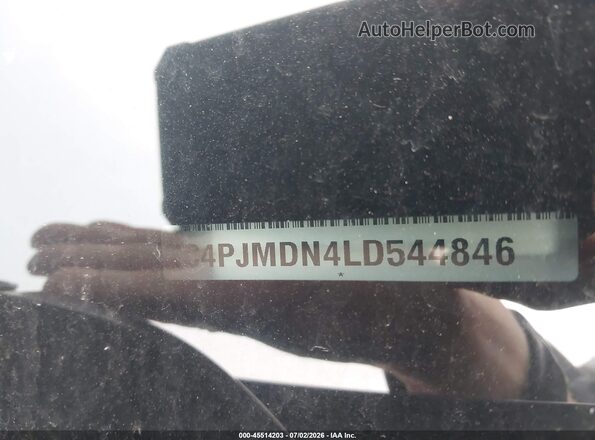 1C4PJMDN4LD544846 2020 JEEP CHEROKEE Серый Вид подкапотного пространства