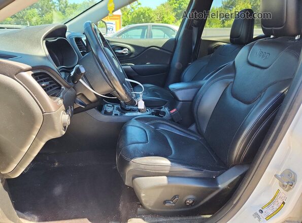 1C4PJMDN5KD117142 2019 JEEP CHEROKEE White Widok wnętrza z przodu