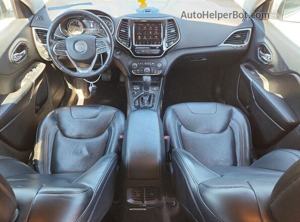 1C4PJMDN5KD117142 2019 JEEP CHEROKEE White Widok deski rozdzielczej