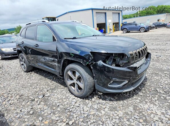 1C4PJMDN5KD117450 2019 JEEP CHEROKEE Черный Передняя правая четверть