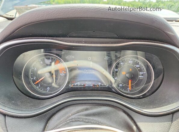 1C4PJMDN5KD117450 2019 JEEP CHEROKEE Черный Вид щитка приборов