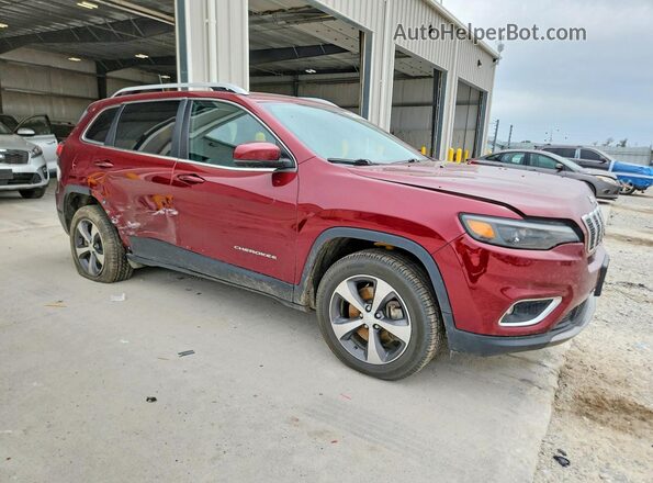 1C4PJMDN5KD188180 2019 JEEP CHEROKEE Maroon Przód prawy