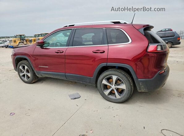 1C4PJMDN5KD188180 2019 JEEP CHEROKEE Maroon Tył lewy