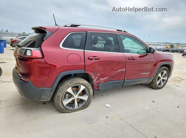 1C4PJMDN5KD188180 2019 JEEP CHEROKEE Maroon Tył prawy