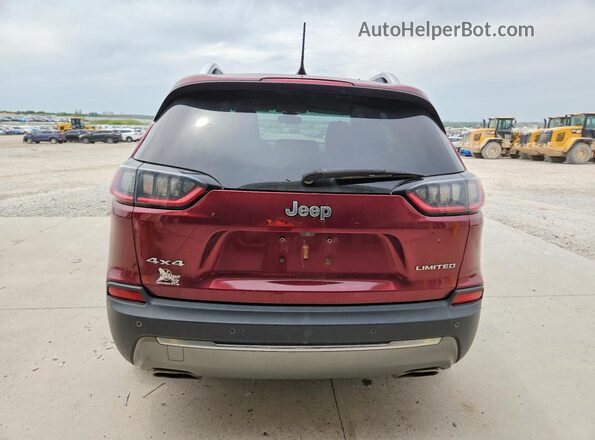 1C4PJMDN5KD188180 2019 JEEP CHEROKEE Maroon Widok z tyłu