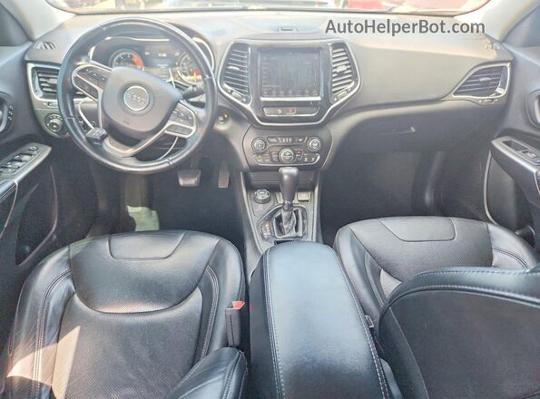 1C4PJMDN5KD292670 2019 JEEP CHEROKEE Black წინა პანელის ხედი