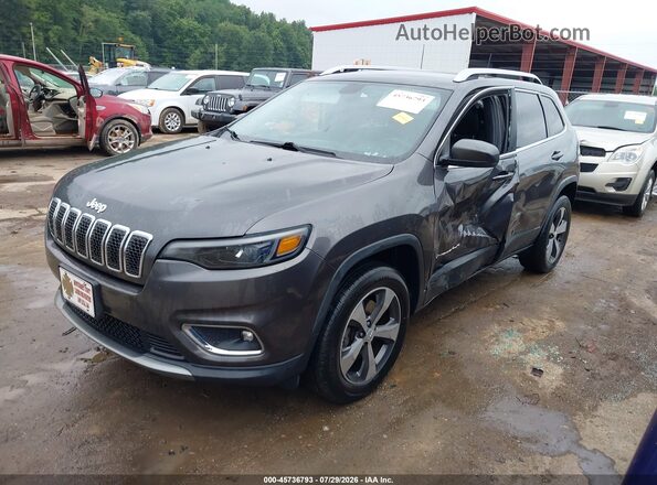1C4PJMDN5KD399072 2019 JEEP CHEROKEE Серый Передняя левая четверть