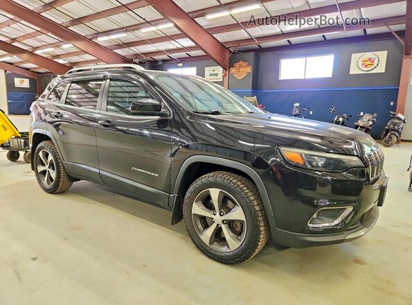 1C4PJMDN6KD133852 2019 JEEP CHEROKEE Black Передня права чверть