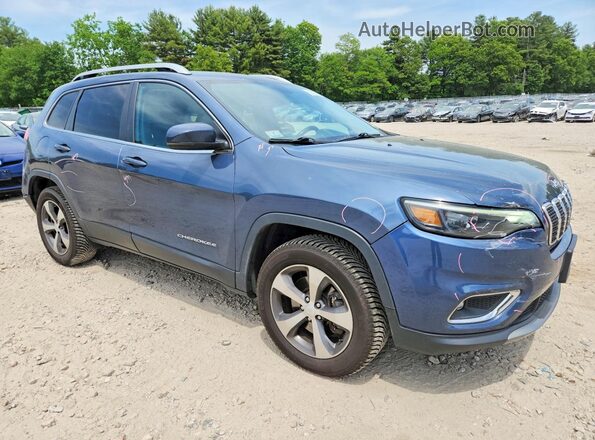 1C4PJMDN6LD537994 2020 JEEP CHEROKEE Blue Delantero derecho