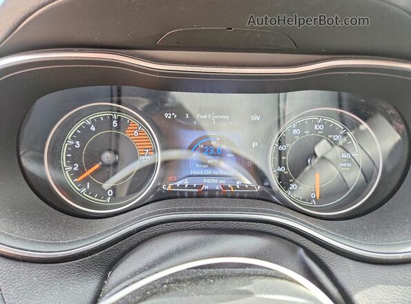 1C4PJMDN6LD537994 2020 JEEP CHEROKEE Blue Vista del cuadro de instrumentos