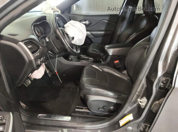 1C4PJMDN6LD554889 2020 JEEP CHEROKEE Gray Вид салону спереду